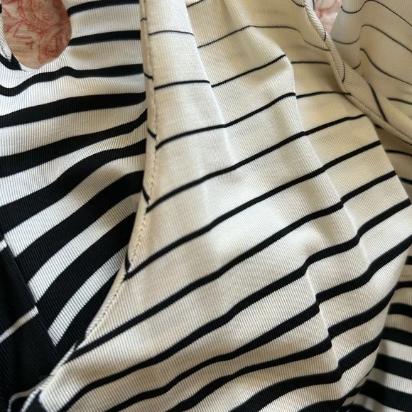 Vintage Moschino Cheap & Chic Stripe Gradient Form Fitting Maxi Dress - Picture 11 of 12